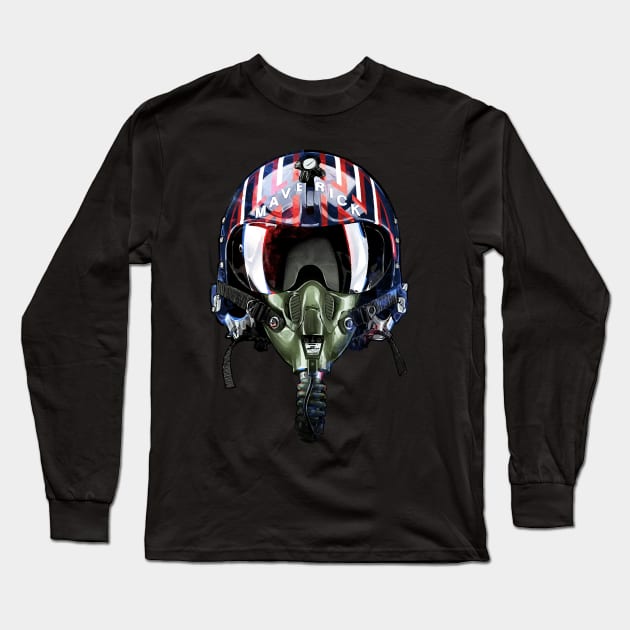 Top Gun Maverick Long Sleeve T-Shirt by nabakumov